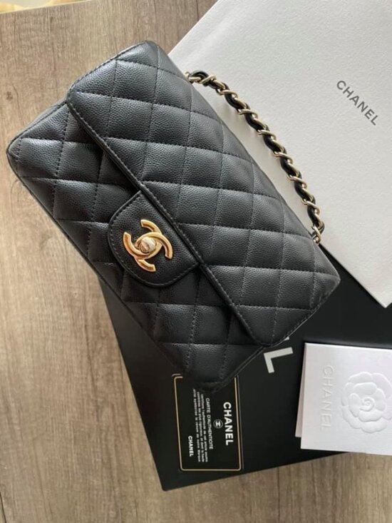 CHANEL Handbags - Caviar Mini Rectangular Classic Flap